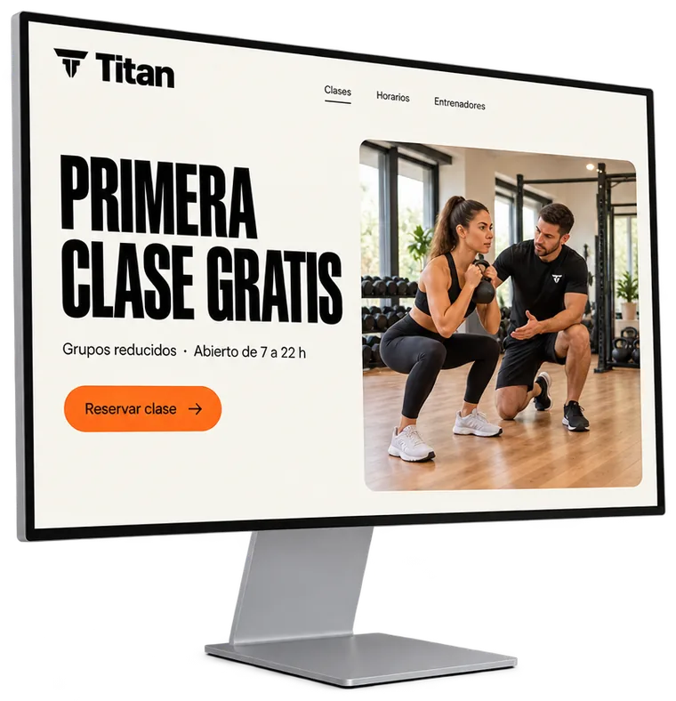 La misma web, renovada, en una pantalla nueva