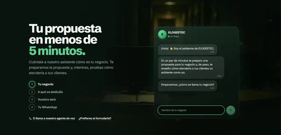 ELOGISTEC: Asistente que prepara tu propuesta