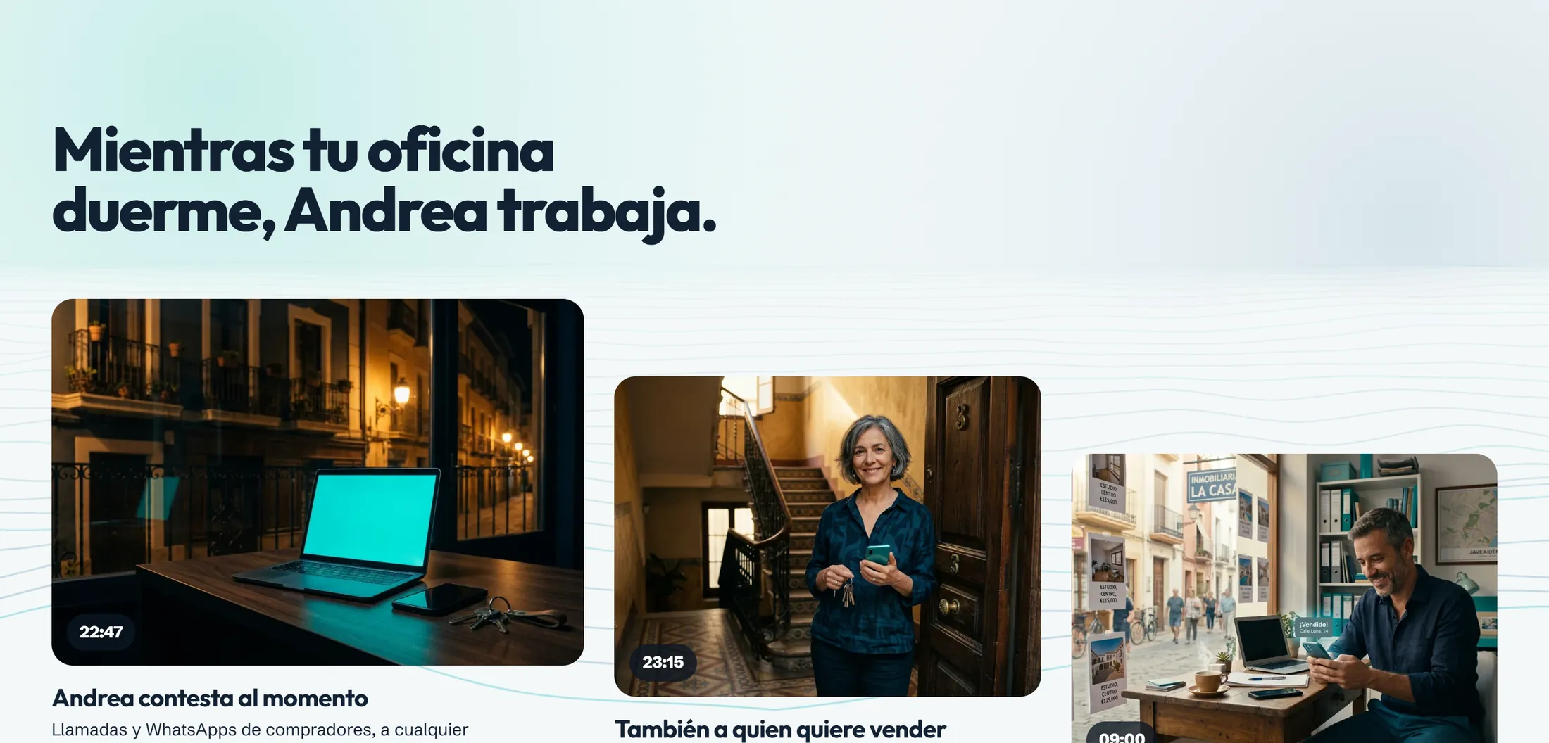 InmoVoz: Andrea trabaja de noche